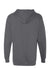 Independent Trading Co. SS4500 Mens Hooded Sweatshirt Hoodie Charcoal Grey Flat Back