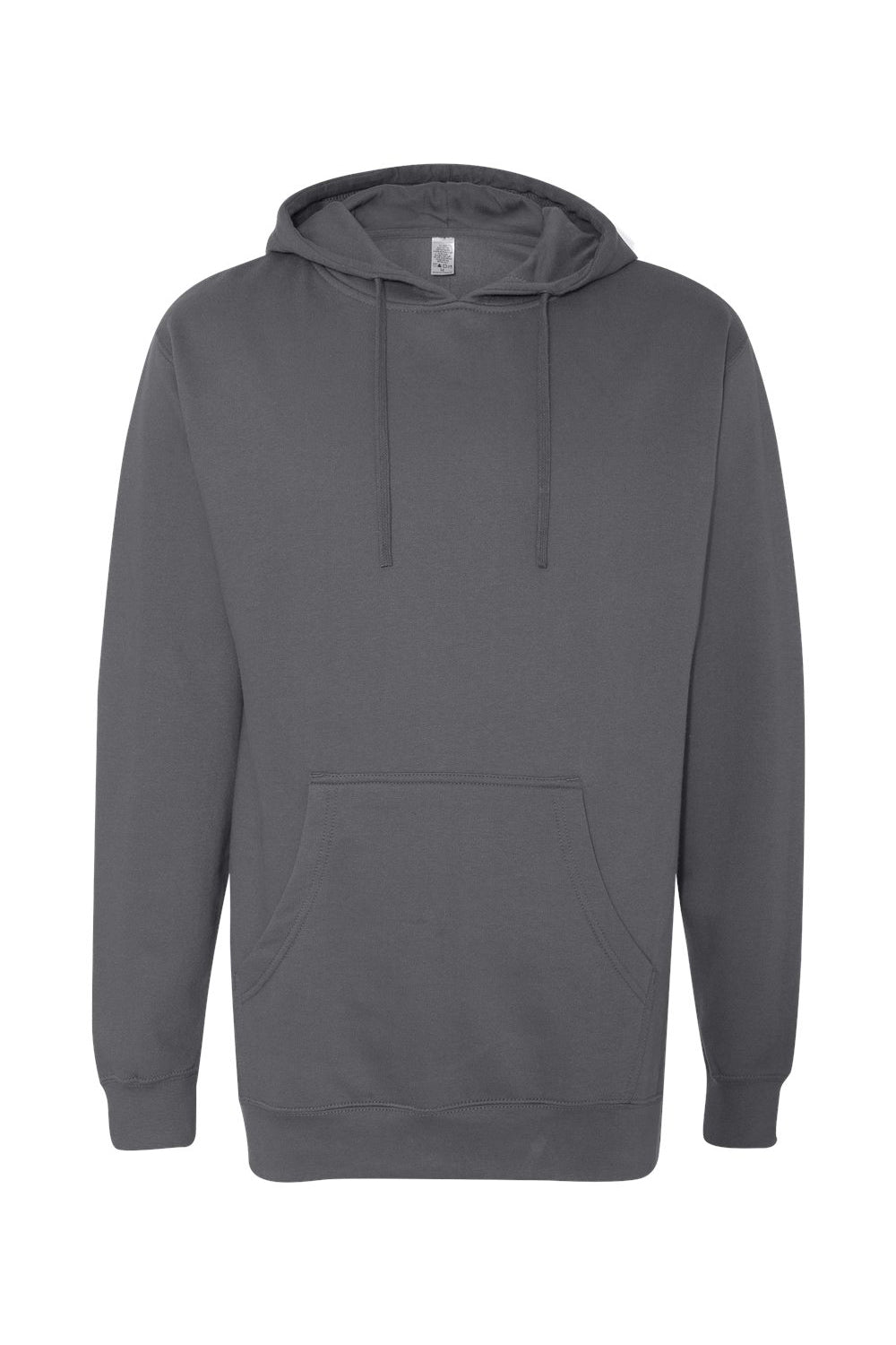 Independent Trading Co. SS4500 Mens Hooded Sweatshirt Hoodie Charcoal Grey Flat Front