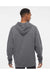 Independent Trading Co. SS4500 Mens Hooded Sweatshirt Hoodie Charcoal Grey Model Back