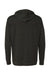 Independent Trading Co. SS150J Mens Long Sleeve Hooded T-Shirt Hoodie Heather Charcoal Grey Flat Back