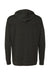 Independent Trading Company SS150J Mens Long Sleeve Hooded T-Shirt Hoodie Heather Charcoal Grey Flat Back