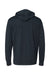 Independent Trading Company SS150J Mens Long Sleeve Hooded T-Shirt Hoodie Heather Classic Navy Blue Flat Back