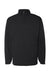 Badger 1480 Mens Performance Moisture Wicking Fleece 1/4 Zip Sweatshirt w/ Pockets Black Flat Front