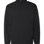 Badger Mens Performance Moisture Wicking Fleece 1/4 Zip Sweatshirt - Black - NEW
