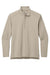 Port Authority K880 Mens C-FREE Double Knit Moisture Wicking 1/4 Zip Sweatshirt Sahara Flat Front