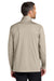 Port Authority K880 Mens C-FREE Double Knit Moisture Wicking 1/4 Zip Sweatshirt Sahara Model Back