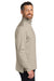 Port Authority K880 Mens C-FREE Double Knit Moisture Wicking 1/4 Zip Sweatshirt Sahara Model Side