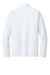 Port Authority K880 Mens C-FREE Double Knit Moisture Wicking 1/4 Zip Sweatshirt White Flat Back