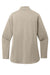 Port Authority LK880 Womens C-FREE Double Knit Moisture Wicking 1/4 Zip Sweatshirt Sahara Flat Back