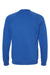 Bella + Canvas BC3901/3901 Mens Sponge Fleece Crewneck Sweatshirt True Royal Blue Flat Back