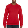 Bella + Canvas Mens Sponge Fleece Crewneck Sweatshirt - Red
