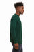 Bella + Canvas BC3901/3901 Mens Sponge Fleece Crewneck Sweatshirt Forest Green Model Side