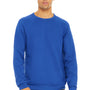 Bella + Canvas Mens Sponge Fleece Crewneck Sweatshirt - True Royal Blue