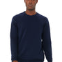 Bella + Canvas Mens Sponge Fleece Crewneck Sweatshirt - Navy Blue