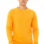 Bella + Canvas Mens Sponge Fleece Crewneck Sweatshirt - Gold