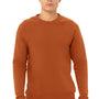 Bella + Canvas Mens Sponge Fleece Crewneck Sweatshirt - Autumn Orange