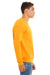 Bella + Canvas BC3901/3901 Mens Sponge Fleece Crewneck Sweatshirt Gold Model Side