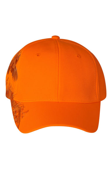 Dri Duck 3270 Mens Quail Hat Blaze Orange Flat Front