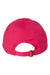 Valucap Hats VC300A Mens Adult Bio-Washed Classic Adjustable Dad Hat Neon Pink Flat Back