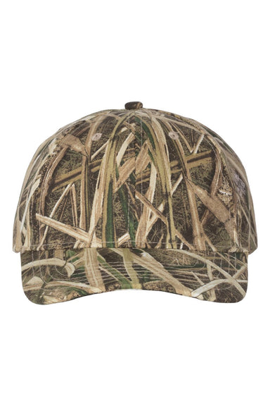 Kati Hats LC15V Mens Camo Adjustable Hat Mossy Oak Shadow Grass Flat Front