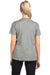 Next Level 3910NL Womens Relaxed Short Sleeve Crewneck T-Shirt Heather Grey Model Back