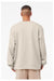 Bella + Canvas BC3911/3911 Mens Classic Crewneck Sweatshirt Heather Dust Model Back
