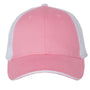 Valucap Hats Mens Sandwich Bill Adjustable Trucker Hat - Pink/White