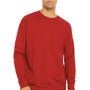 Bella + Canvas Mens Fleece Crewneck Sweatshirt - Red
