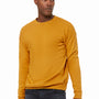 Bella + Canvas Mens Fleece Crewneck Sweatshirt - Heather Mustard Yellow