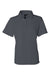 Sierra Pacific 5469 Womens Moisture Wicking Mesh Short Sleeve Polo Shirt Steel Grey Flat Front