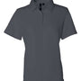 Sierra Pacific Womens Moisture Wicking Mesh Short Sleeve Polo Shirt - Steel Grey - NEW