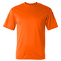 C2 Sport Mens Performance Moisture Wicking Short Sleeve Crewneck T-Shirt - Safety Orange - NEW
