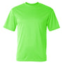 C2 Sport Mens Performance Moisture Wicking Short Sleeve Crewneck T-Shirt - Lime Green - NEW