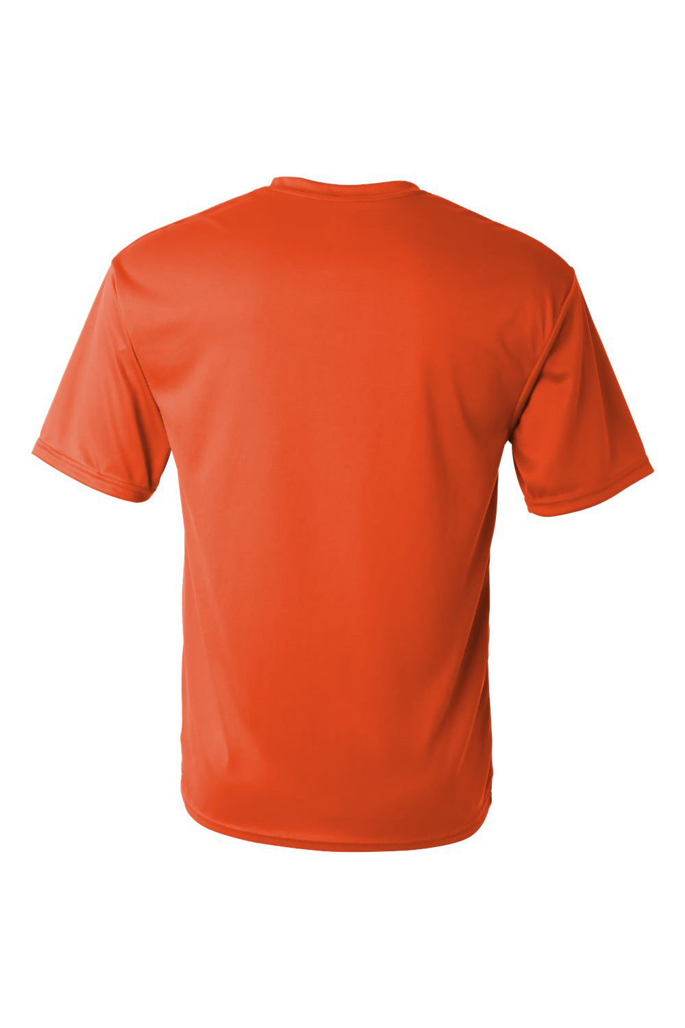 C2 Sport 5100 Mens Performance Moisture Wicking Short Sleeve Crewneck T-Shirt Burnt Orange Flat Back