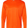 C2 Sport Mens Performance Moisture Wicking Long Sleeve Crewneck T-Shirt - Burnt Orange - NEW