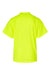 C2 Sport 5200 Youth Performance Moisture Wicking Short Sleeve Crewneck T-Shirt Safety Yellow Flat Back