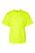 C2 Sport 5200 Youth Performance Moisture Wicking Short Sleeve Crewneck T-Shirt Safety Yellow Flat Front