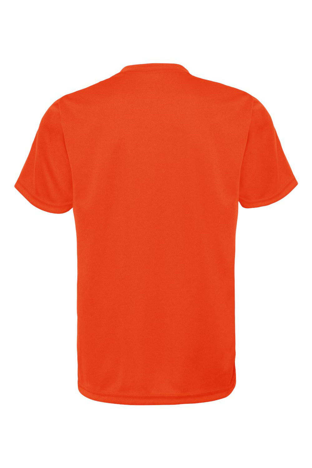 C2 Sport 5200 Youth Performance Moisture Wicking Short Sleeve Crewneck T-Shirt Burnt Orange Flat Back