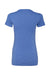 Bella + Canvas BC6004/6004 Womens The Favorite Short Sleeve Crewneck T-Shirt Heather True Royal Blue Flat Back