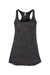 Bella + Canvas BC8800/8800 Womens Flowy Tank Top Black Marble Flat Front