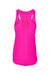 Bella + Canvas BC8800/8800 Womens Flowy Tank Top Neon Pink Flat Back