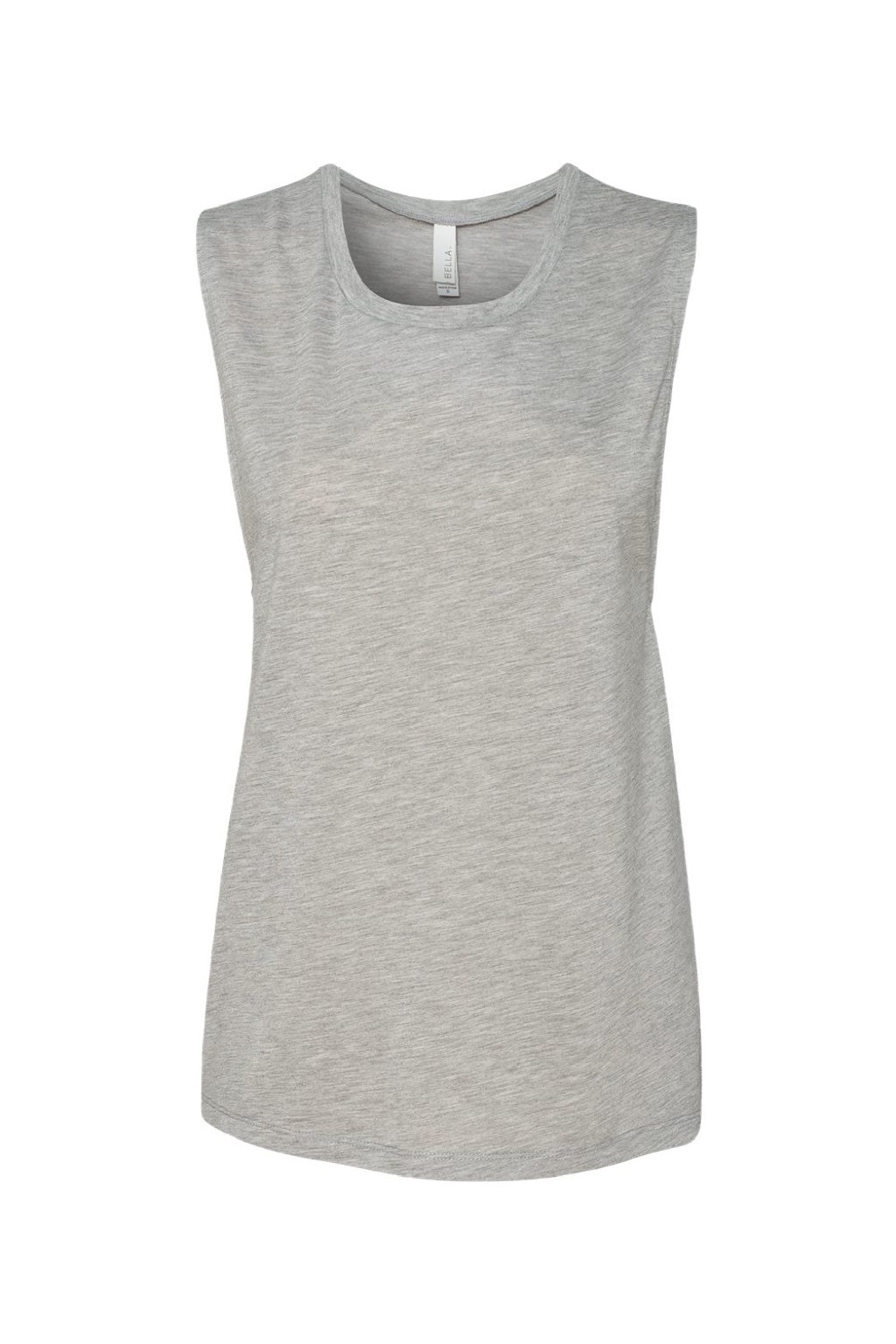 Bella + Canvas BC8803/8803 Womens Flowy Muscle Tank Top Heather Grey Flat Front