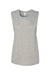 Bella + Canvas BC8803/B8803/8803 Womens Flowy Muscle Tank Top Heather Grey Flat Front