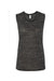 Bella + Canvas BC8803/8803 Womens Flowy Muscle Tank Top Black Marble Flat Front