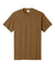 Port & Company PC54/PC54T Mens Core Short Sleeve Crewneck T-Shirt Duck Brown Flat Front