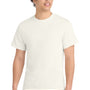 Port & Company Mens Core Short Sleeve Crewneck T-Shirt - Ivory