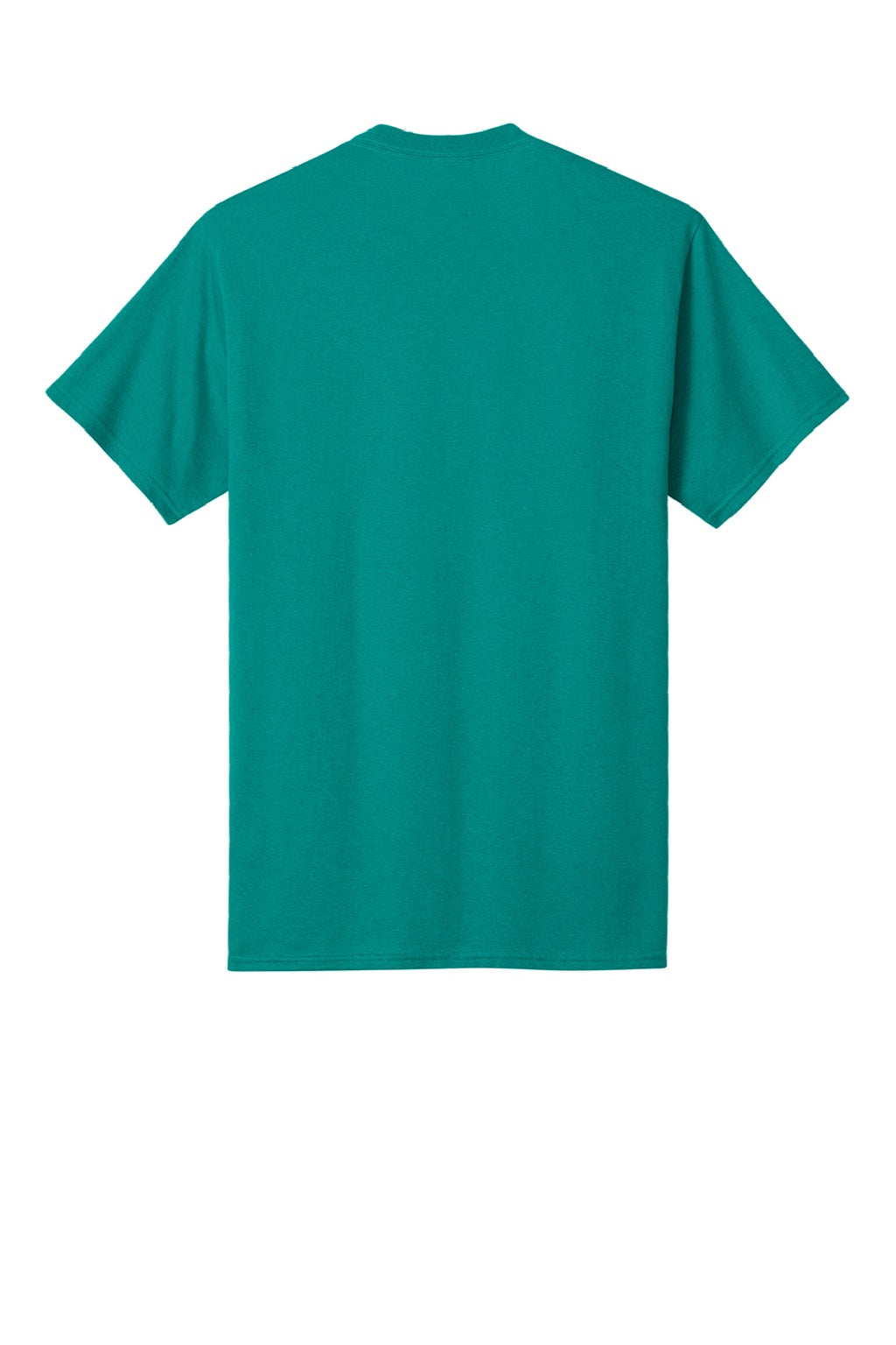 Port & Company PC54/PC54T Mens Core Short Sleeve Crewneck T-Shirt Jade Green Flat Back