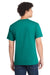 Port & Company PC54/PC54T Mens Core Short Sleeve Crewneck T-Shirt Jade Green Model Back