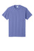Port & Company PC54/PC54T Mens Core Short Sleeve Crewneck T-Shirt Violet Purple Flat Front