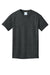 Port & Company PC54Y Youth Core Short Sleeve Crewneck T-Shirt Heather Black Flat Front